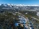 Community overview featuring snowy mountain views and luxury homes at 528 N Fuller Placer, Breckenridge, CO 80424