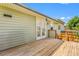 View of a wooden deck featuring french doors at 18771 Mexico E Dr, Aurora, CO 80017