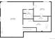 Layout includes a living room, bedroom, bathroom, walk-in closet and utility area with stairs to another floor at 4960 Malaya St, Denver, CO 80249