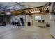 Spacious unfinished basement with workout area, workspace, and open layout at 5457 S Valdai St, Aurora, CO 80015