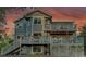 Multi-level deck, a charming two-story home with sunset views at 5457 S Valdai St, Aurora, CO 80015
