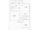 First-floor floor plan featuring a 2-bay garage, nook, great room, kitchen, foyer, porch and 1-bay garage at 651 Sunrise St, Erie, CO 80516