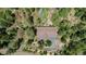 Home's roof surrounded by mature trees at 11760 Baca Rd, Conifer, CO 80433
