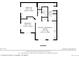 Basement floor plan showcasing room dimensions including bedrooms, kitchen/recreation room, laundry and bathroom at 11760 Baca Rd, Conifer, CO 80433