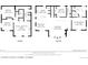 Detailed floor plan showcasing the layout of a 2,201 sqft home with measurements for each room on two floors at 11760 Baca Rd, Conifer, CO 80433