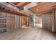 Spacious unfinished basement with an exposed ceiling and ductwork offers a canvas for customization at 5554 S Ward Way, Littleton, CO 80127