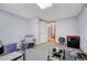 Finished basement with exercise equipment and storage space with recessed lighting at 11820 W 66Th Pl # C, Arvada, CO 80004