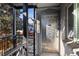 Private entrance with a decorated metal door at 1419 Detroit St # 25, Denver, CO 80206