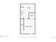 Floorplan of the basement level showing the stairs, laundry room, and finished basement dimensions at 1517 S Owens St # 9, Denver, CO 80232