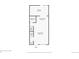 Floorplan of the first floor featuring a kitchen, living room, dining room, and bathroom at 1517 S Owens St # 9, Denver, CO 80232