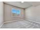 Bedroom with a large window offering views of the surrounding landscape at 93 Greeley Blvd, Palmer Lake, CO 80133