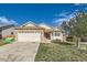 Charming single-Gathering home with a stone facade and a well-maintained front yard at 13960 Grape St, Thornton, CO 80602
