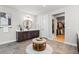 Bathroom featuring a modern vanity and an open doorway that leads to a spacious walk-in closet at 423 Rogers Way, Castle Rock, CO 80104