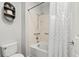 Clean bathroom featuring a shower/tub combination with white tile and fixtures at 23346 E 5Th Pl # 101, Aurora, CO 80018