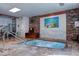Inviting indoor hot tub area with decorative brickwork, and comfortable seating at 130 N Pearl St # 1606, Denver, CO 80203