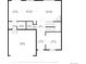 First floor floor plan including a kitchen, living room, dining room, office, and garage at 7312 Grady Cir, Castle Rock, CO 80108
