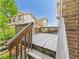 Wooden deck with stairs and railing, providing a great outdoor space at 12912 Grant Cir # A, Thornton, CO 80241