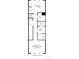 Upper-level floor plan featuring bedrooms, baths, laundry area, and walk-in closet, with 9' ceiling height at 20578 E 63Rd Ave, Aurora, CO 80019