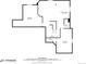 Basement floorplan displaying a recreation room, hall, walk-in closet, and bedroom at 7067 Gray Fox Ct, Highlands Ranch, CO 80130