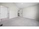 Spacious bedroom boasts a neutral color palette, recessed lighting, and a double door closet at 7067 Gray Fox Ct, Highlands Ranch, CO 80130
