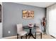 Cozy dining area featuring a round table with seating for two at 9713 W Chatfield Ave # F, Littleton, CO 80128