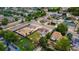 Scenic aerial view of a well-maintained neighborhood with lush green trees and landscaped yards at 5112 Duluth Ct, Denver, CO 80239