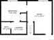 Floor plan showcasing bedroom, bath and laundry areas in a smart, compact design at 5112 Duluth Ct, Denver, CO 80239