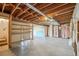 Unfinished basement with exposed beams and ductwork, ready to be renovated at 831 Sable Blvd, Aurora, CO 80011