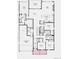 Layout of a spacious home with a tandem 3-car garage and a large, covered outdoor living area at 3394 Backdrop Ct, Castle Rock, CO 80108