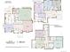 Detailed floor plan showcasing the layout of a spacious home with multiple bedrooms, bathrooms, and living areas at 350 15Th St, Boulder, CO 80302