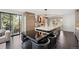 Modern kitchen boasts a large island, stainless steel appliances, and access to an outdoor balcony at 350 15Th St, Boulder, CO 80302