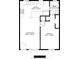 Floor plan layout of an apartment at 3738 N Eliot St # 2, Denver, CO 80211