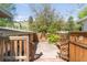 Spacious backyard featuring a concrete patio and lush greenery, creating a private outdoor retreat at 3242 4Th St, Boulder, CO 80304