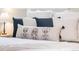 Close-up of a decorative pillow on a bed at 3242 4Th St, Boulder, CO 80304