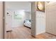 Bedroom features wood floors and neutral decor at 7 Shetland Ct, Highlands Ranch, CO 80130