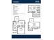 Floorplan of main and upper floors and basement with dimensions of each room at 9230 W Indore Dr, Littleton, CO 80128
