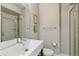 Bathroom featuring modern fixtures, glass shower, and contemporary design at 1012 Bannock St, Denver, CO 80204