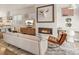Contemporary living room featuring a fireplace and stylish decor at 1012 Bannock St, Denver, CO 80204