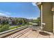 Private balcony with seating area and views of the neighborhood at 3411 N Xenia St, Denver, CO 80238
