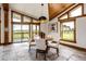 Charming dining area filled with natural light, complimented by wood accents and stylish décor at 6191 S Olathe St, Centennial, CO 80016
