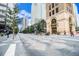 Wide street view with modern buildings, trees, and pedestrian-friendly sidewalks in Denver at 1020 15Th St # 15G, Denver, CO 80202