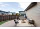 Spacious deck with hot tub and comfortable seating at 9385 E 58Th Dr, Denver, CO 80238