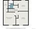 Second floor floor plan featuring three bedrooms, a primary bedroom, walk in closet and a bath at 17233 E Princeton Dr, Aurora, CO 80013