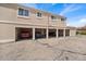 Garage parking in front of the townhomes for convenience and security at 8798 Chase Dr # 4, Arvada, CO 80003