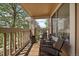 Cozy outdoor patio area, perfect for relaxing and enjoying the view at 8798 Chase Dr # 4, Arvada, CO 80003