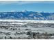 Snowy mountain range in the distance at 3925 Broadview Pl, Castle Rock, CO 80109