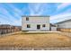 Large backyard with patio and shed at 6104 Black Mesa Rd, Frederick, CO 80516