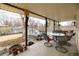 Covered patio featuring dining and lounge furniture at 6847 S Hill St, Littleton, CO 80120