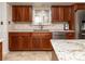 Kitchen with stainless steel dishwasher and a window with a view at 6847 S Hill St, Littleton, CO 80120