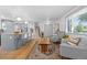 Spacious open floor plan combining the kitchen, dining, and living areas with abundant natural light at 2117 S Balsam Ct, Lakewood, CO 80227